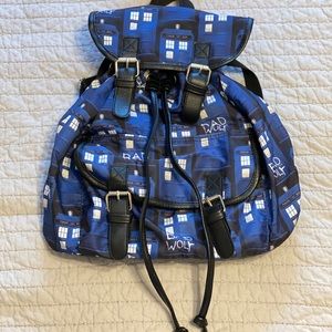 Doctor Who Bad Wolf TARDIS Backpack
